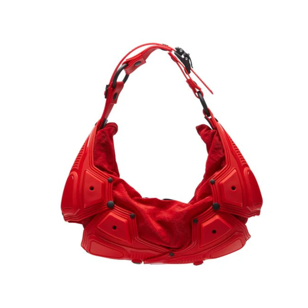 INNERRAUMMODULE M02/SMALL HALF MOON BAG RED BLACK – Colima 112