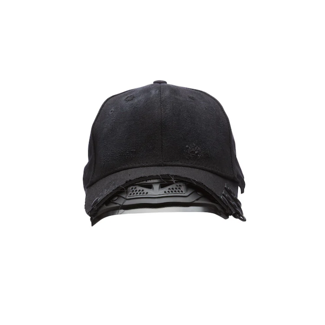 Matte black baseball cap online