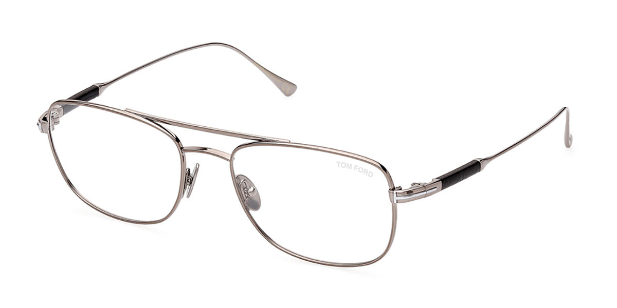 FT5848 P BLUE BLOCK NAVIGATOR OPTICALS SHINY DARK RUTHENIUM CLEAR