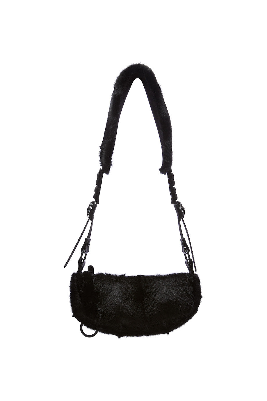 OBJECT H30 CROSS BODY BLACK FAKE FUR