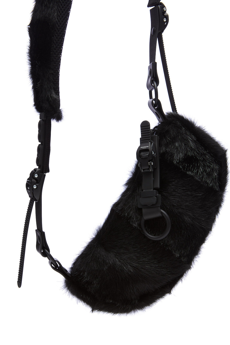 OBJECT H30 CROSS BODY BLACK FAKE FUR