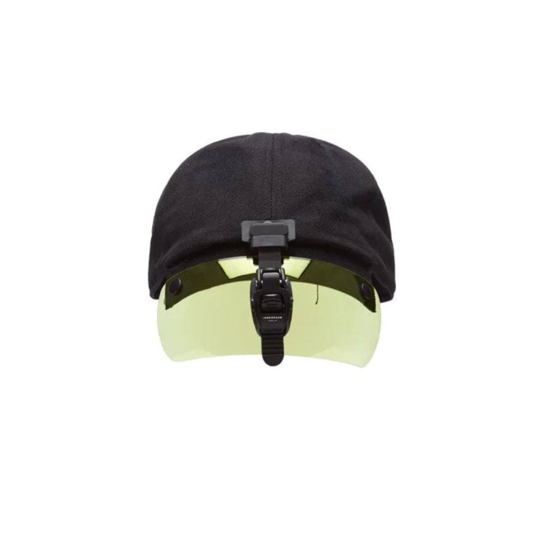 OBJECT C13/VISOR BASEBALL CAP BLACK