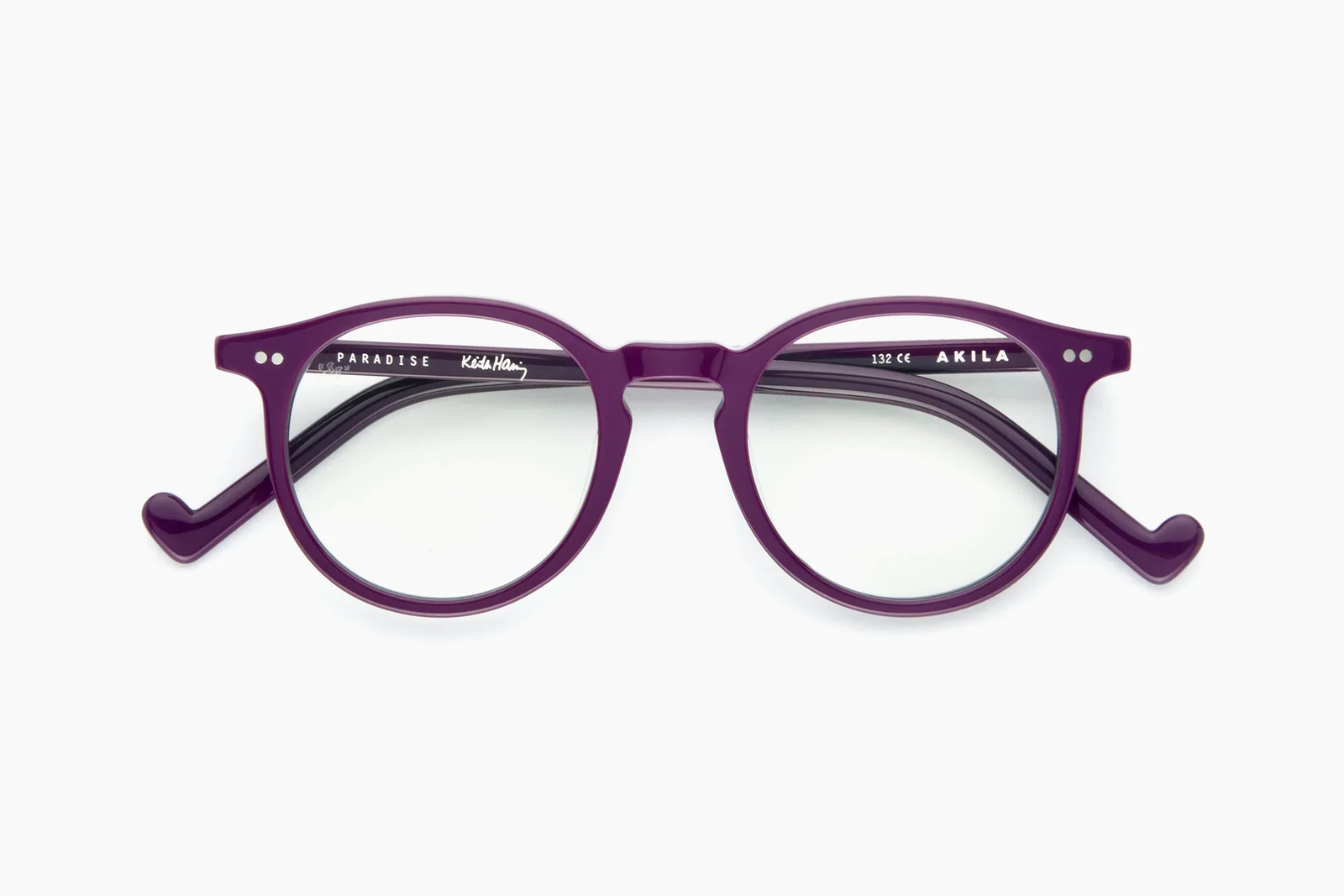 PARADISE X KEITH HARING PURPLE CLEAR