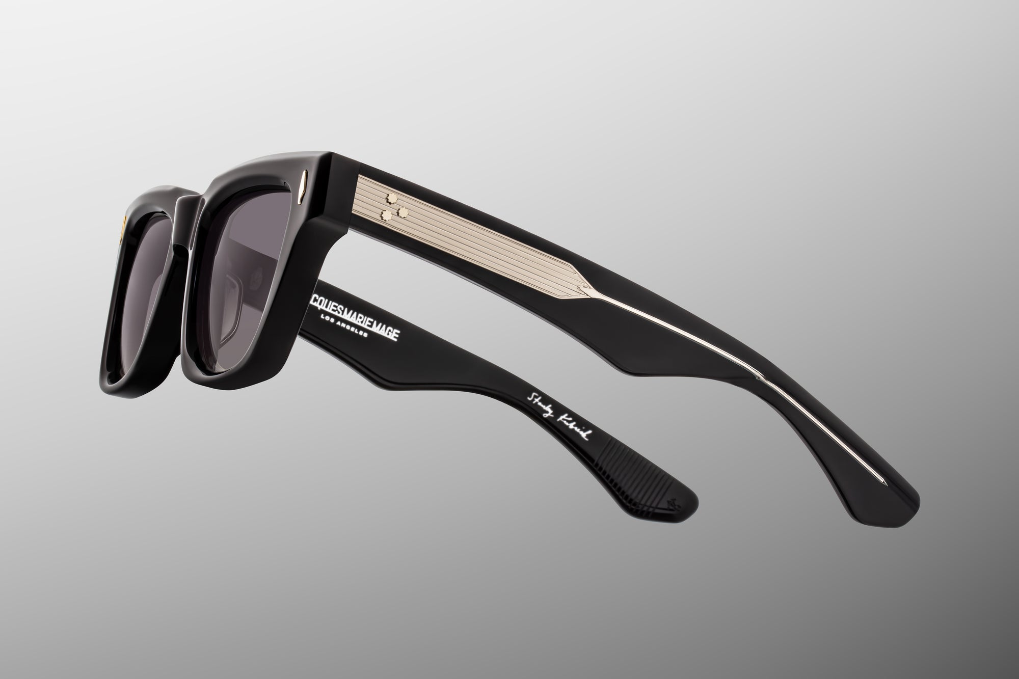 THE TORRANCE BLACK SILVER CRESCENT GRADIENT SILVER